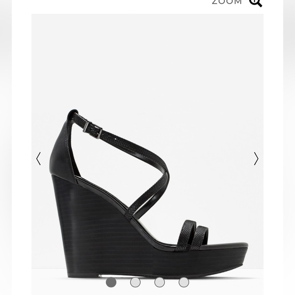 White House Black Market Wedge Sandals - Picture 3 of 5